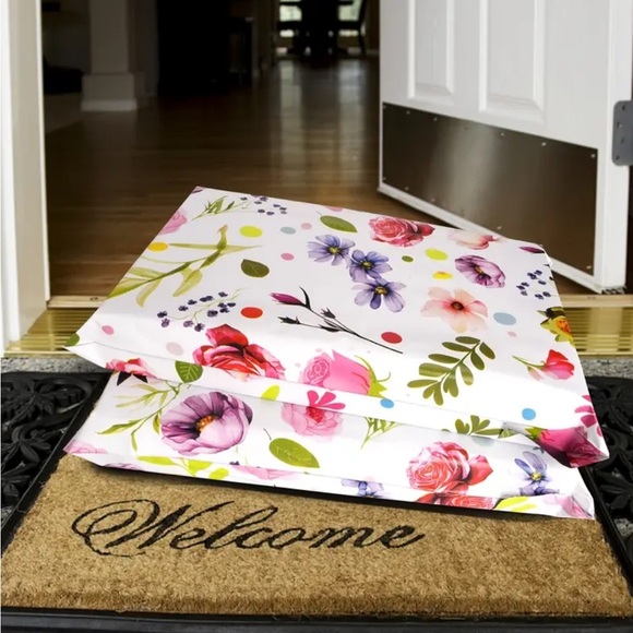 25 Poly Mailers Floral Pattern - Picture 5 of 9